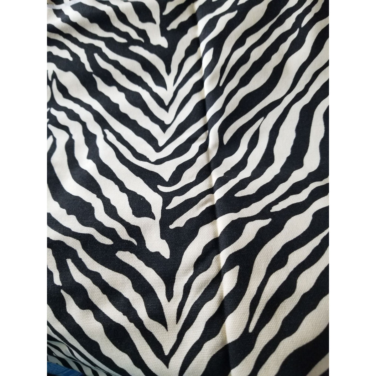 Material White & Black Zebra Fabric  Heavy Cloth Cotton 36" x 36: 2 Pcs Craft Clothing  Joann