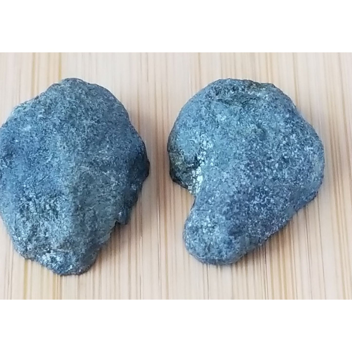 Gemstone Loose Pair Black Titanium Crystal Druzy  Matched Pair 25 ct  5 gr 15 mm x 22 mm x 8 mm