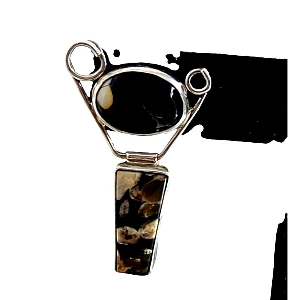 Earrings Jewelry  Set Peanut Wood  2 Part Float 925 Silver Weight 10 Gr Handmade