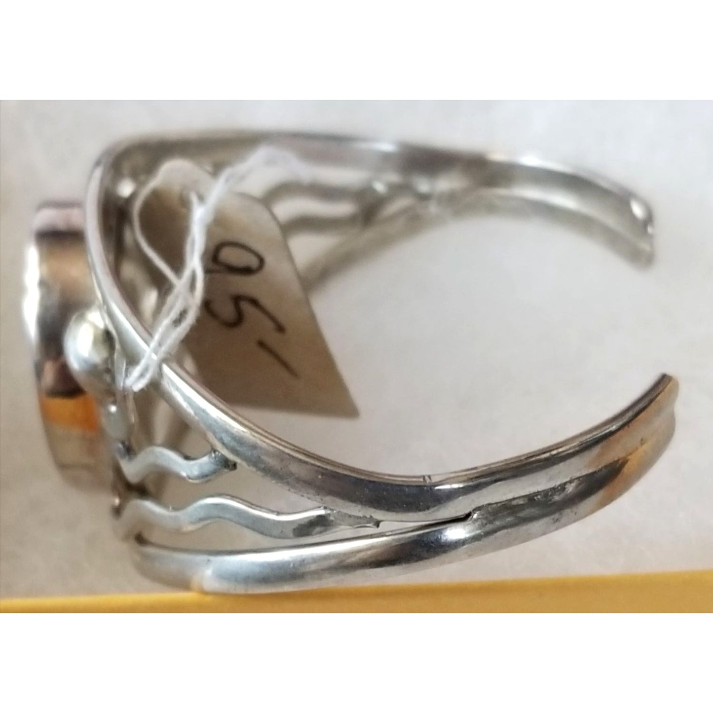 Bracelet Cuff 925 Silver Sugalite  27.9 Gr 139.5 ct  7 cm x 5.5 cm 3 cm open  3  cm High Silver Purple Silver