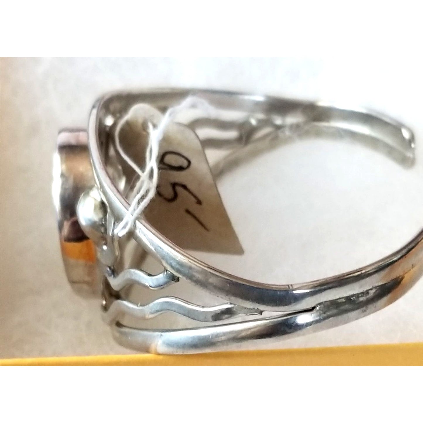 Bracelet Cuff 925 Silver Sugalite  27.9 Gr 139.5 ct  7 cm x 5.5 cm 3 cm open  3  cm High Silver Purple Silver