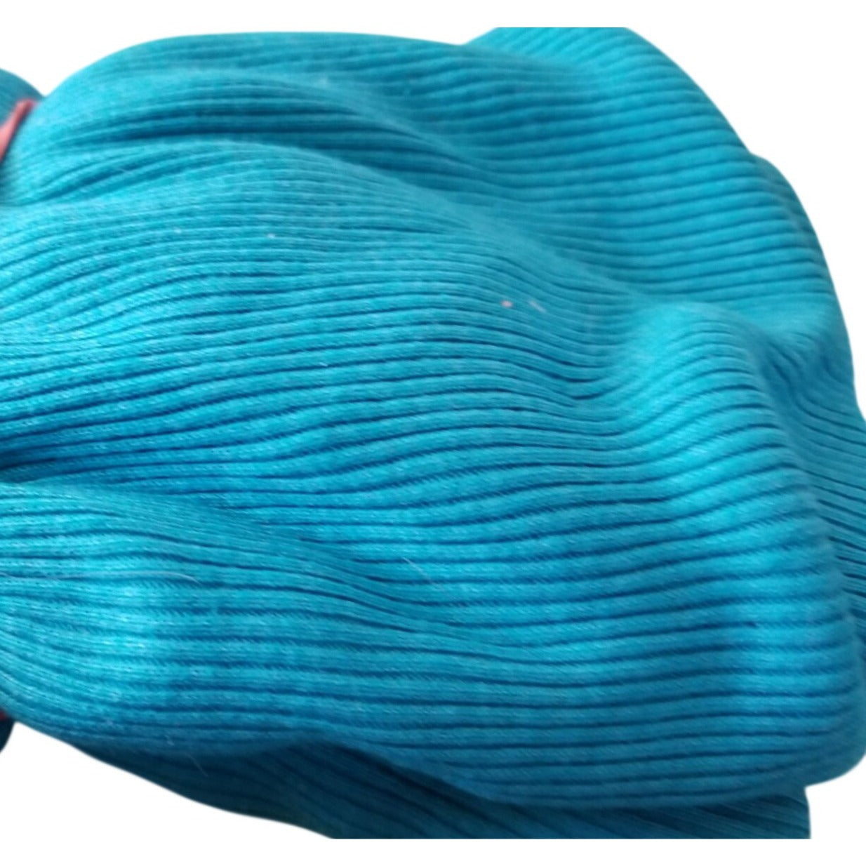 Material  Ribbed Turquoise Polyester 1 yard craft clothes Fabric