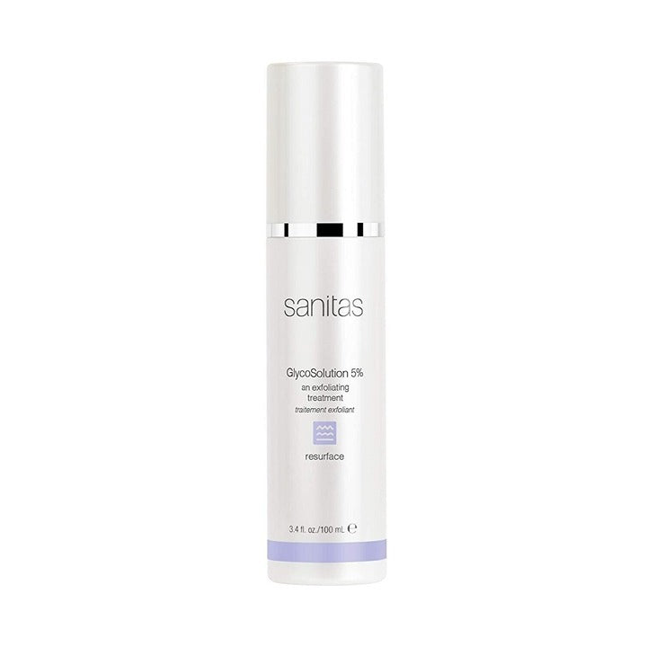 Skincare Sanitas GlycoSolution 5%, Active, Exfoliating Treatment, 3.4 Oz