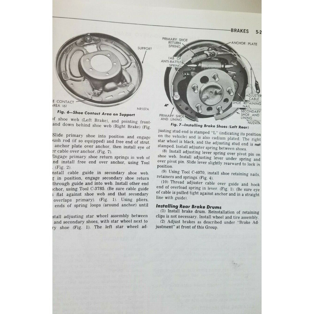 Book 1978 Plymouth Voyager Dodge Compact Chassis Body Service Manual Training