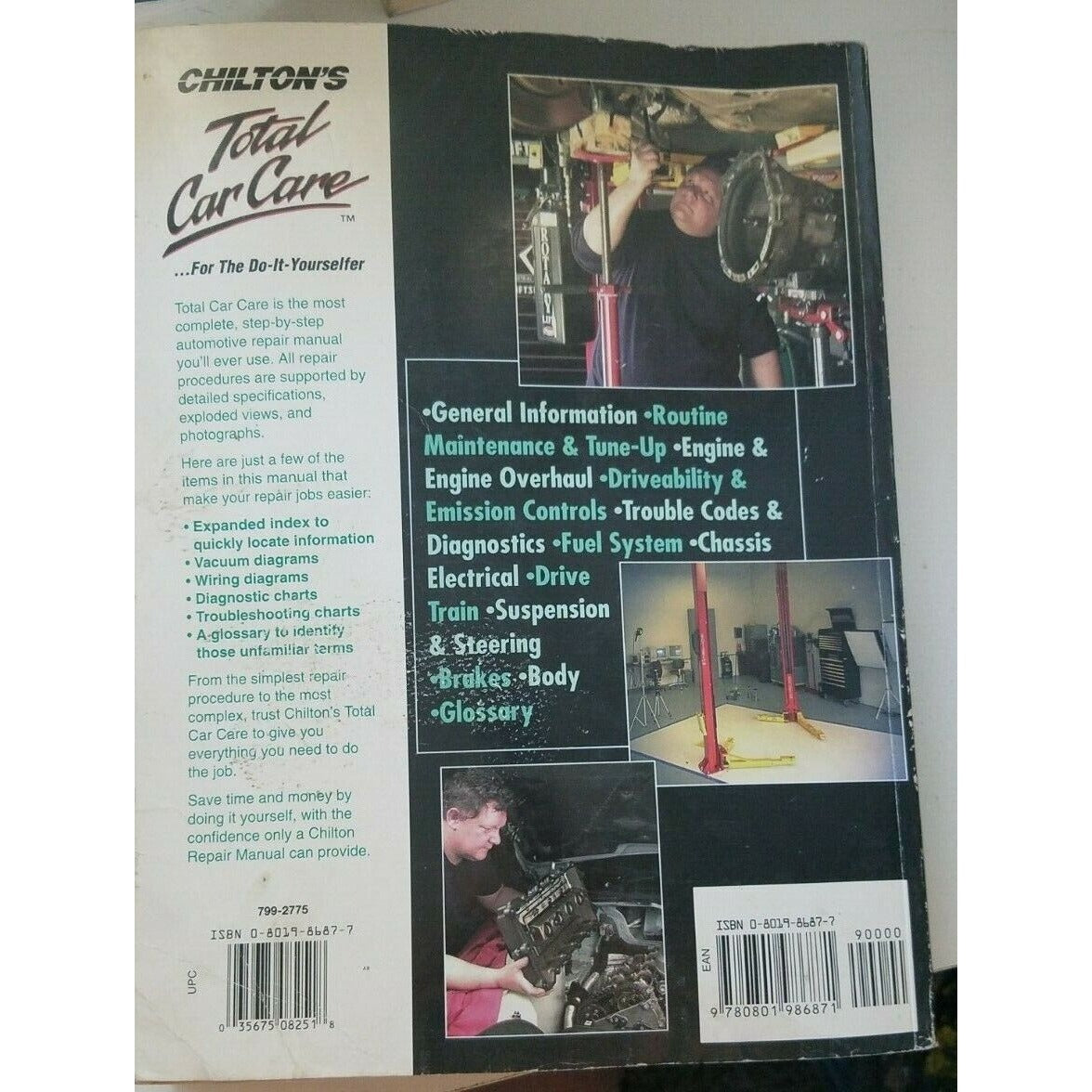 Book 1986 - 95 Chilton's Ford Taurus SHO Mercury Sable Repair Manual  # 26700