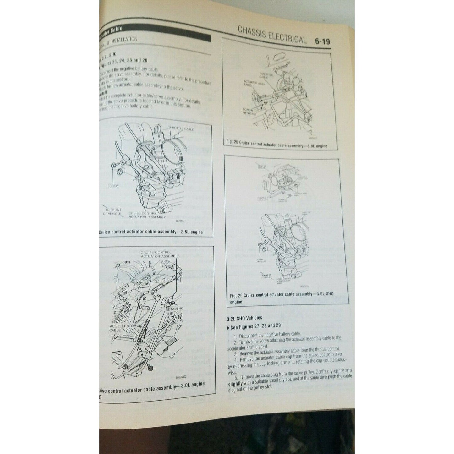 Book 1986 - 95 Chilton's Ford Taurus SHO Mercury Sable Repair Manual  # 26700