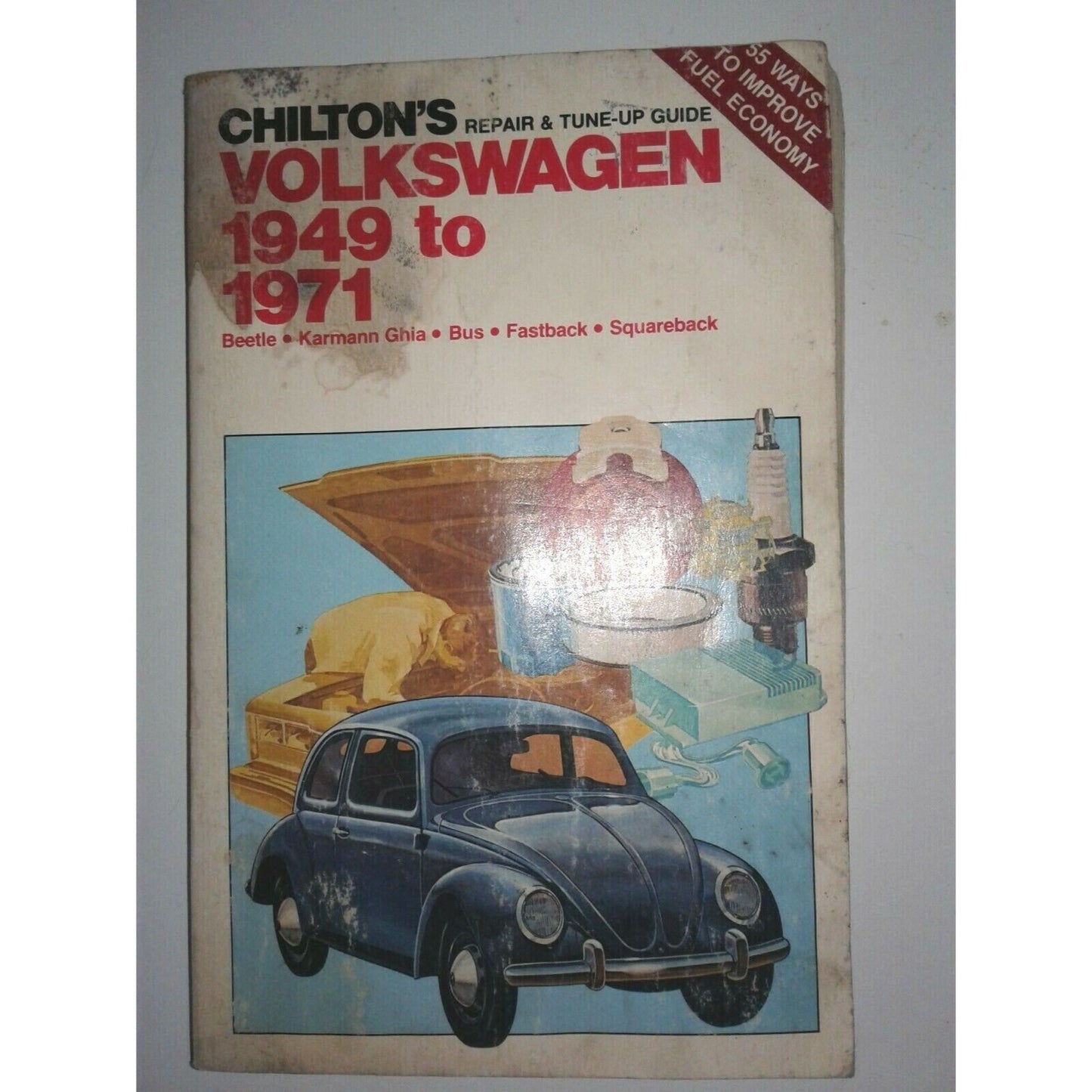 Book 1949 -1971  Volkswagen Chilton's Repair & Tune-Up Guide Beetle Ghia Bus Fastback