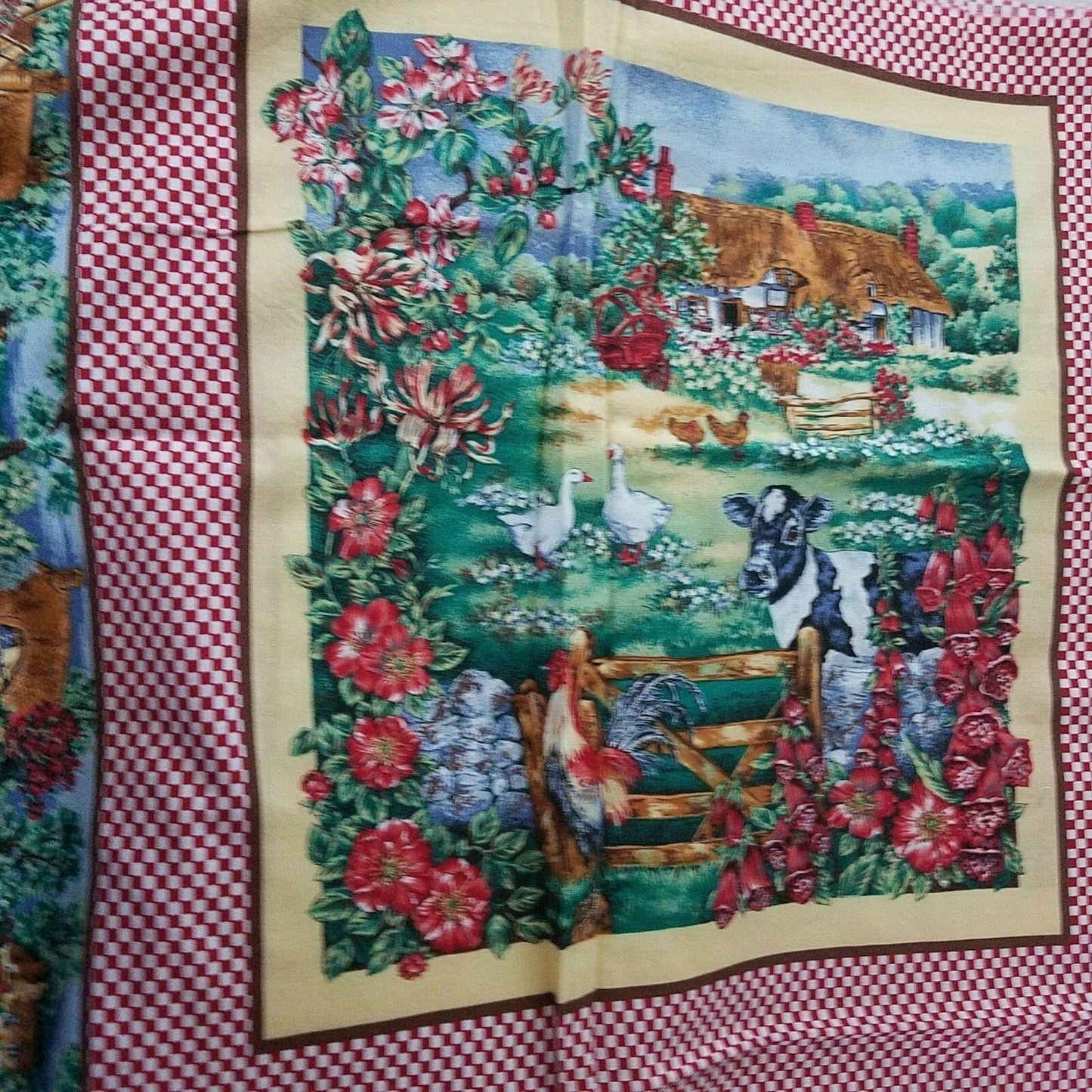 Craft Kit Set of 2 Pillows Fabric Woodrow Studio London England Down on The Farm