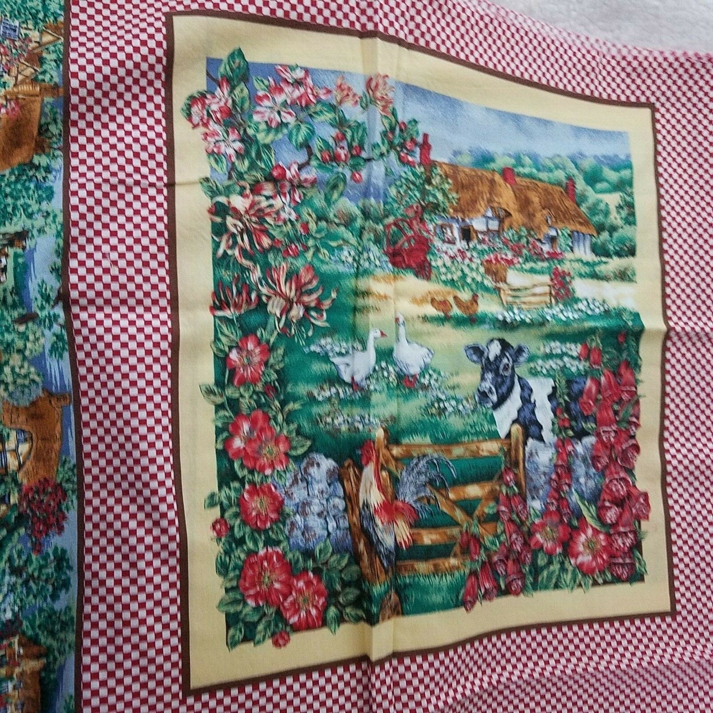 Craft Kit Set of 2 Pillows Fabric Woodrow Studio London England Down on The Farm
