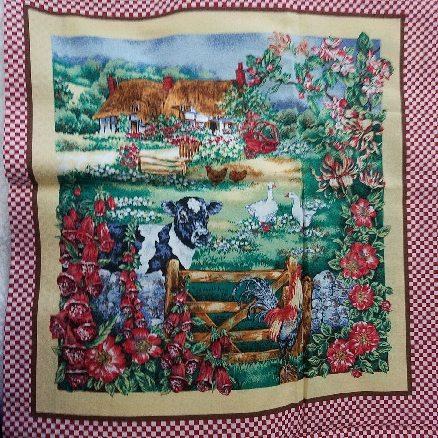 Craft Kit Set of 2 Pillows Fabric Woodrow Studio London England Down on The Farm
