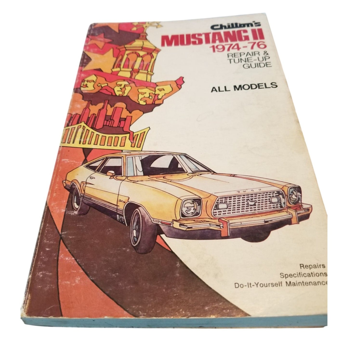 Book Chiltons Mustang II 1974-1976  Repair & Tune-Up Guide
