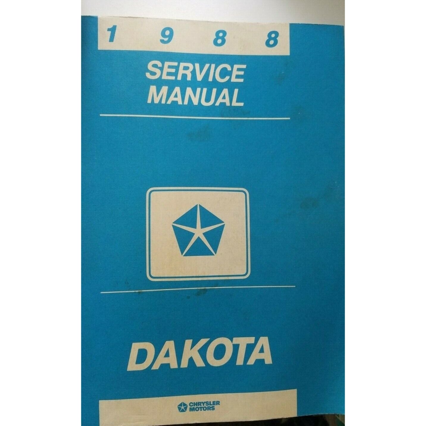 Book 1988 Chrysler Service Manual Dakota Trucks Publication Automobile Guide