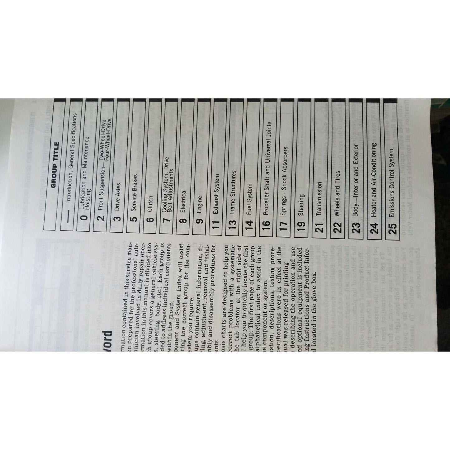 Book 1988 Chrysler Service Manual Dakota Trucks Publication Automobile Guide