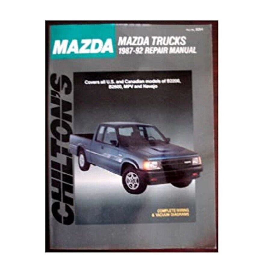 Book 1987-92  Chilton's Mazda Trucks  Total Car Care Repair Wiring Vacuum Diagrams