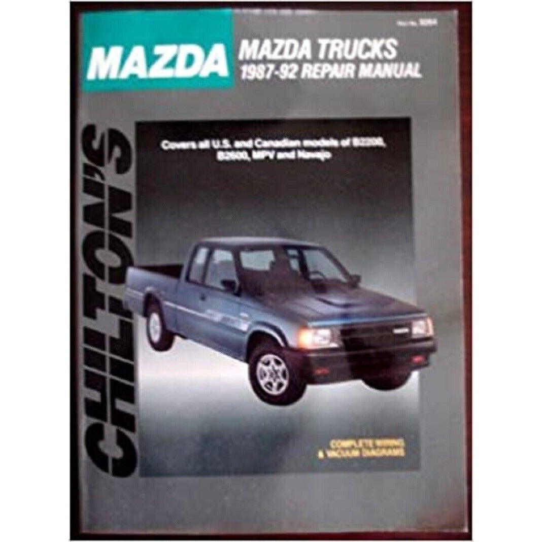 Book 1987-92  Chilton's Mazda Trucks  Total Car Care Repair Wiring Vacuum Diagrams
