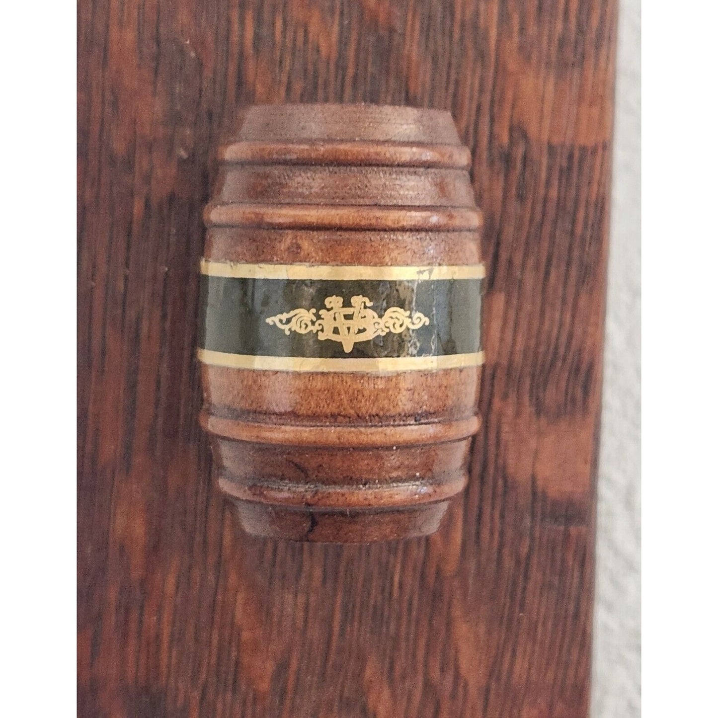 Wood Wine Barrel Sign Wine Barrel Wine Stave Toasted  Stained Hanger