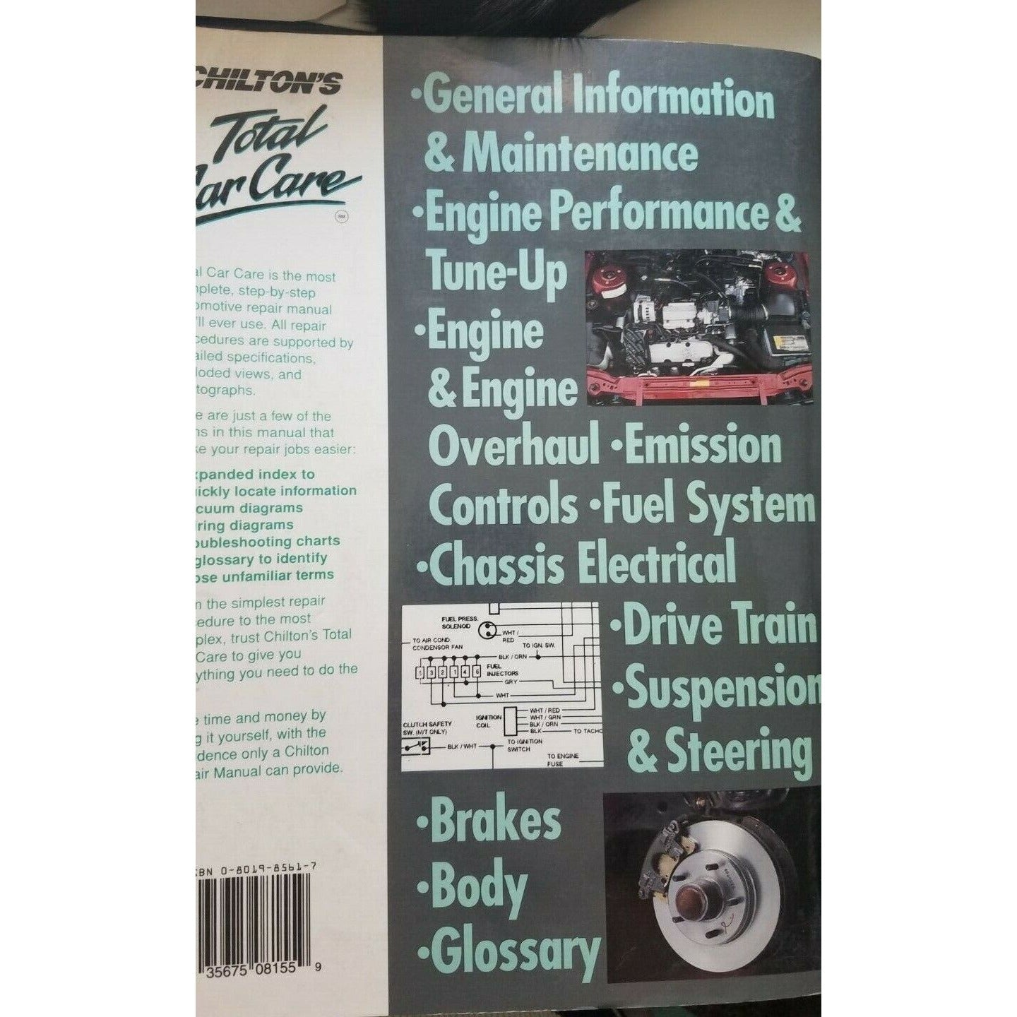 Book 1984-92 Chilton's Chrysler Caravan Voyager  Repair Manual # 8155