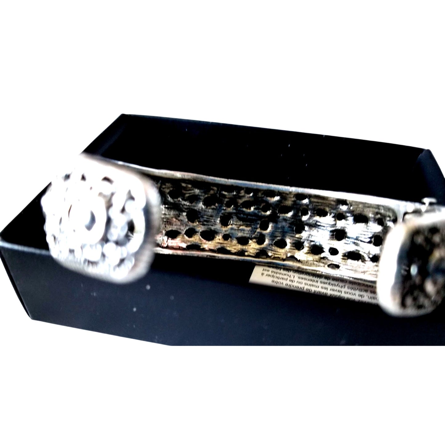 Avon Bracelet Cuff Stunning Radiance Cuff Silver Color