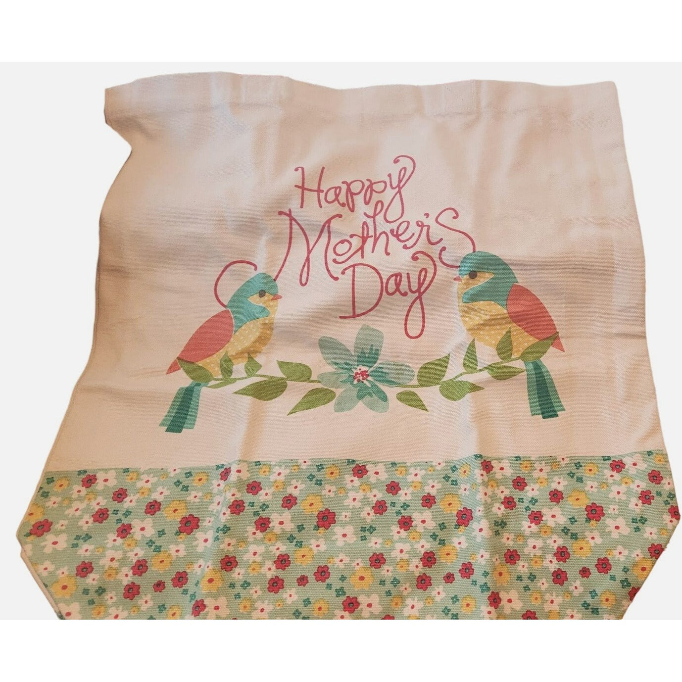Bags Canvas Shopping  Set 3 Canvas Say  "Hello Spring "  "  Happy Mother's Day"  " April Showers Bring May Flowers"