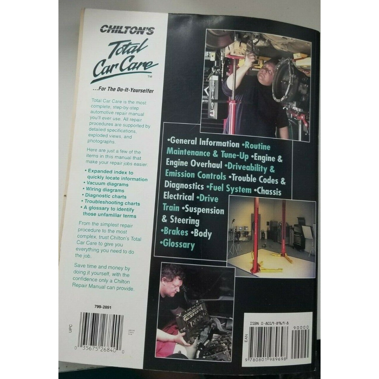 Book 1995 - 98 Chilton's Ford Windstar Repair Manual # 26840