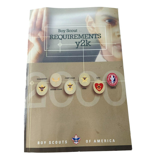 Book Boy Scout Requirements y2k (2000) #33215C Hand Book Boy Scouts Of America