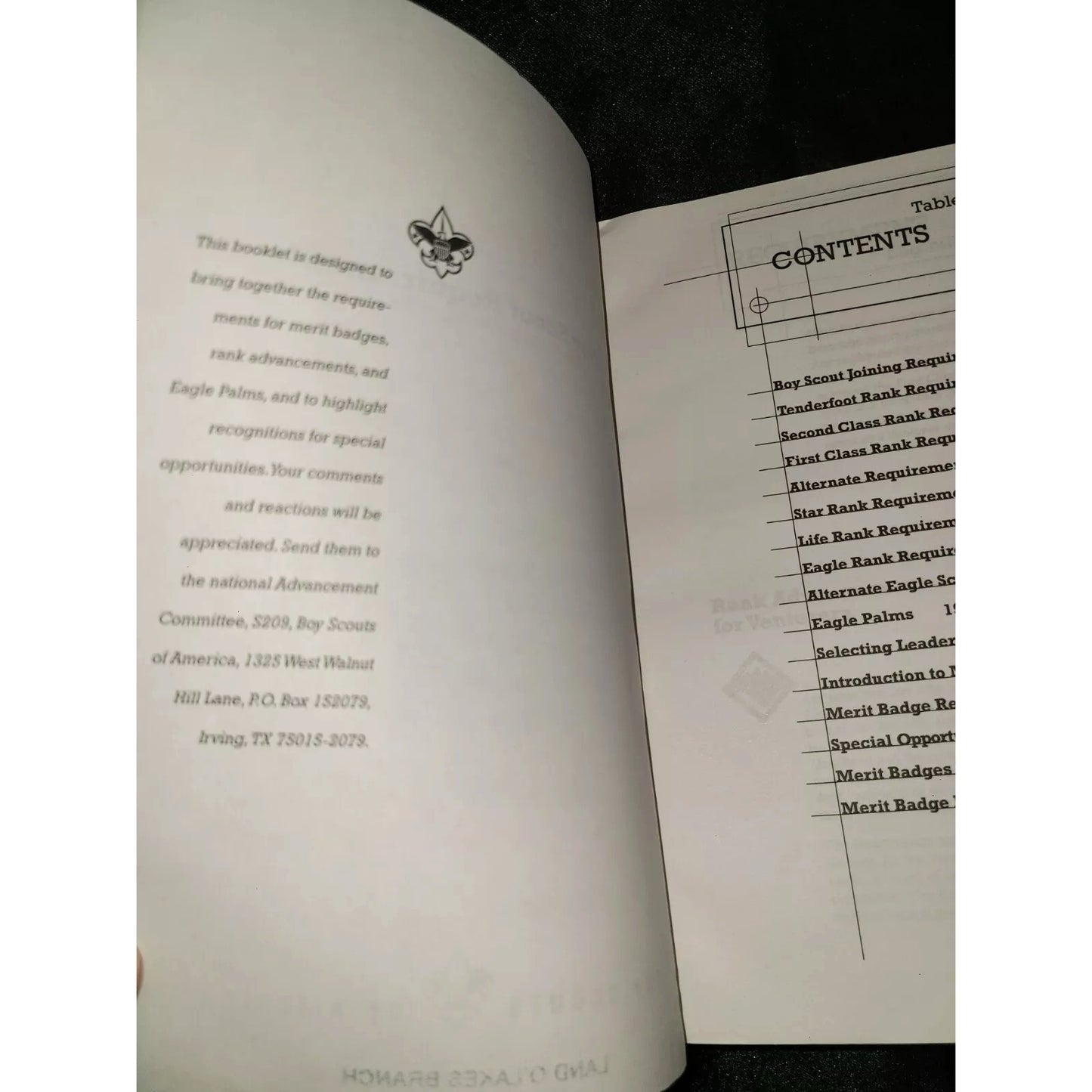 Book Boy Scout Requirements y2k (2000) #33215C Hand Book Boy Scouts Of America