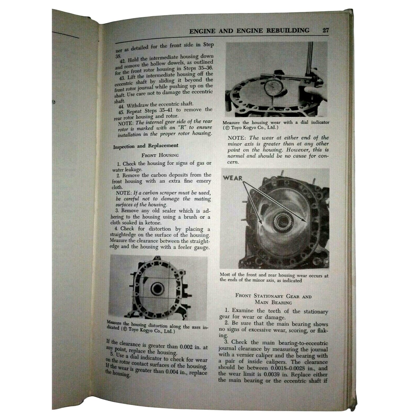 Book 1971-73  Mazda Chiltons Repair TuneUp Guide Rotary Engine RX-3 1972-73  RX-2