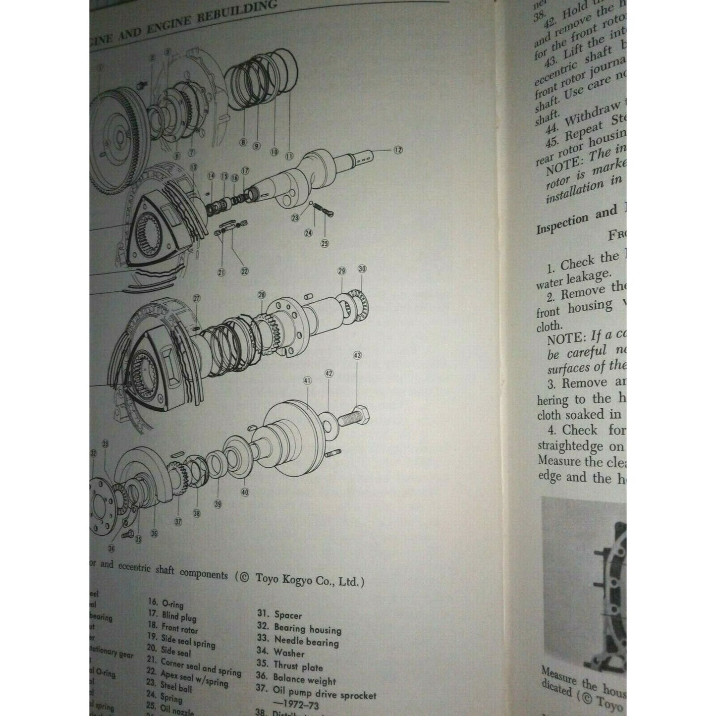 Book 1971-73  Mazda Chiltons Repair TuneUp Guide Rotary Engine RX-3 1972-73  RX-2