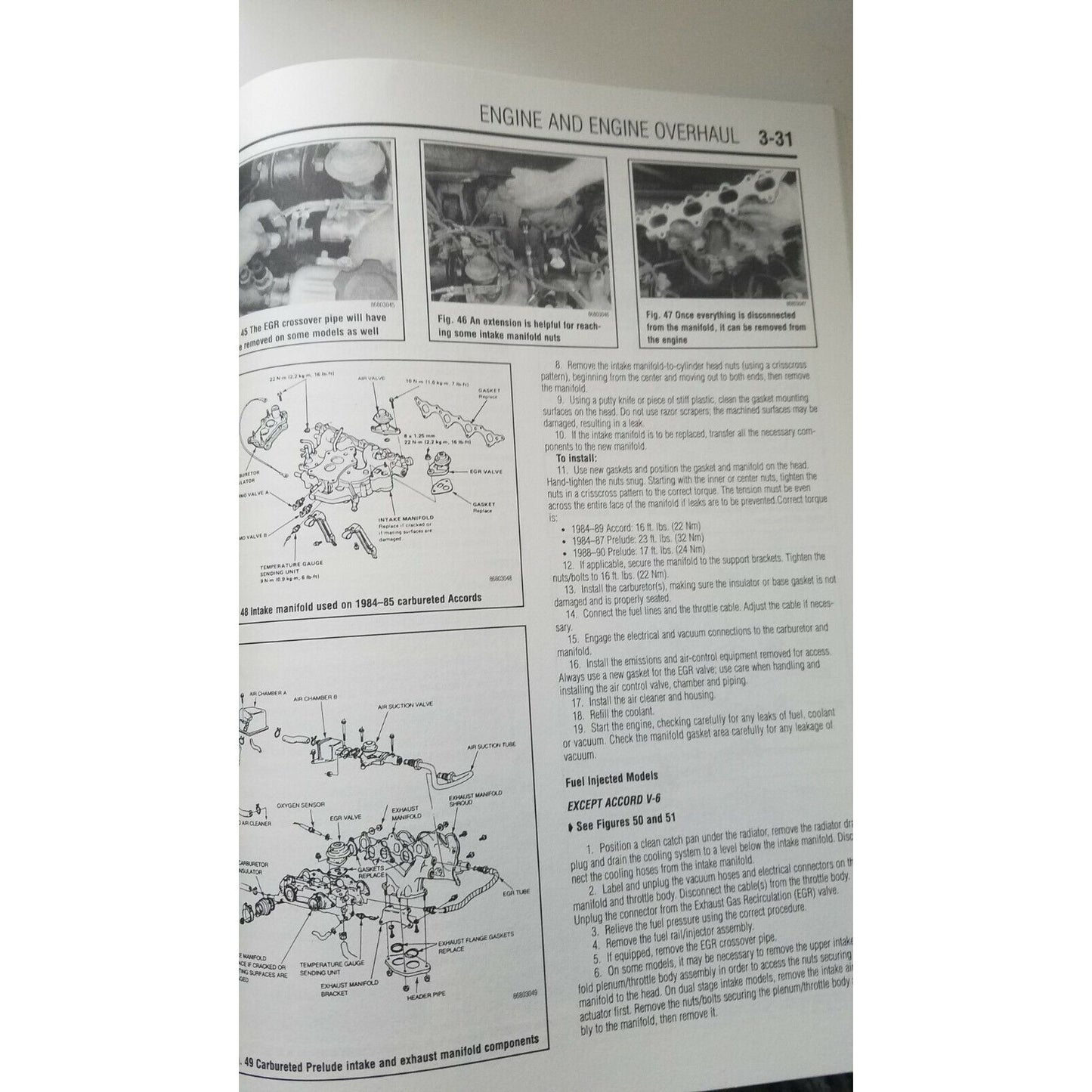 Book 1984 - 95  Chilton's Honda Accord Prelude 1 Repair Manual # 30150