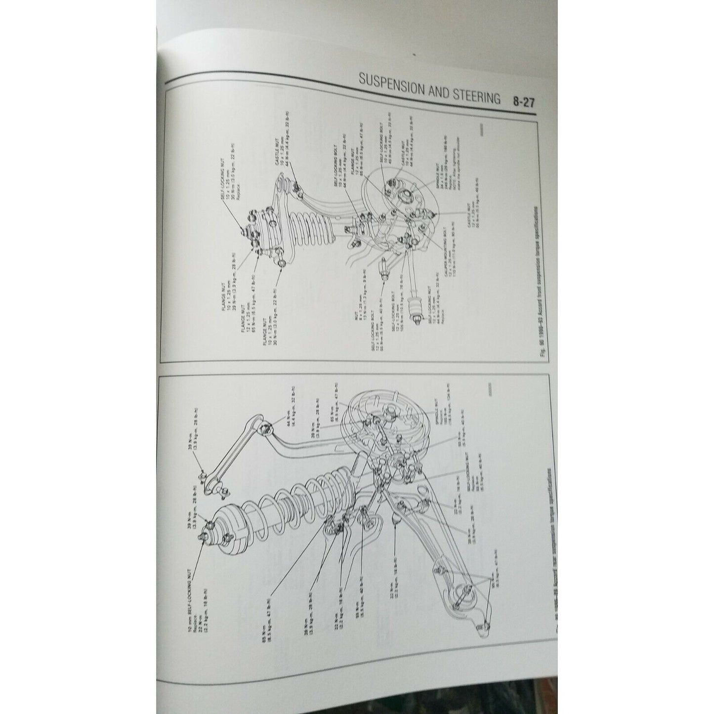 Book 1984 - 95  Chilton's Honda Accord Prelude 1 Repair Manual # 30150