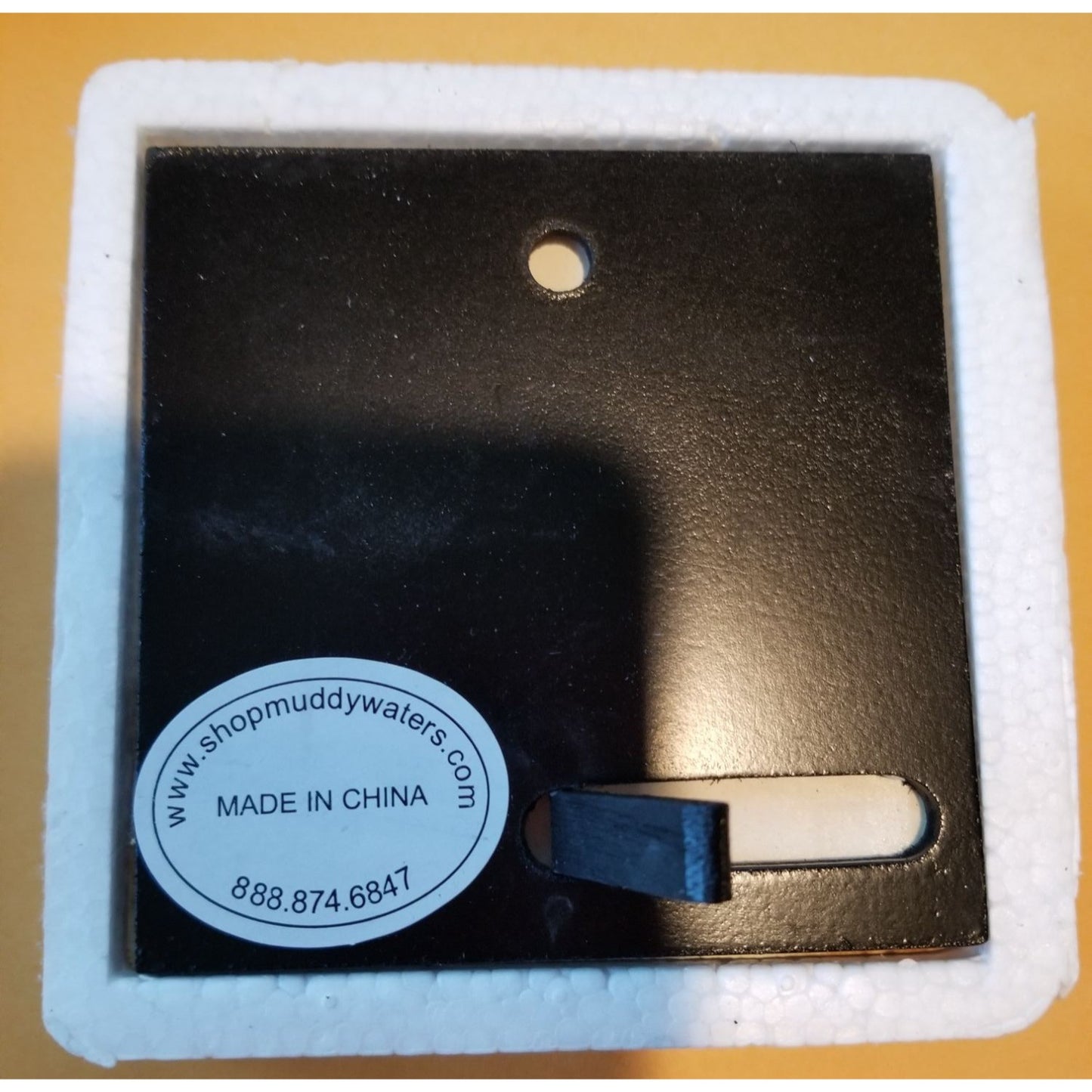 Art Tile 4" x 4"  Muddy Waters Hand Painted 7A047 ArtWork on Tile Wine 2 Two Wine Glasses Two Bottles  1/2 " Ceramic Tile and backing