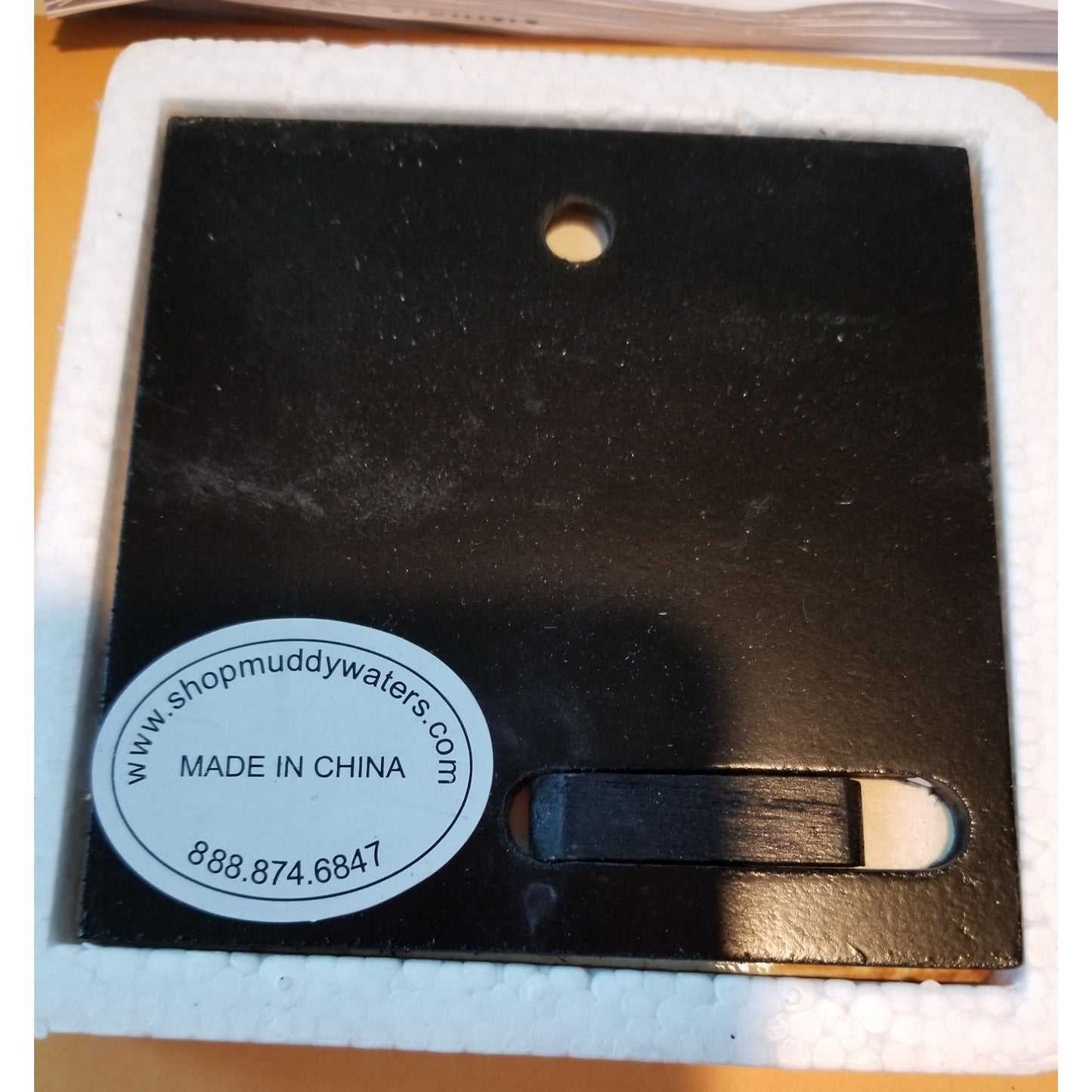 Art Tile 4" x 4"  Muddy Waters Hand Painted 7A047 ArtWork on Tile Wine 2 Two Wine Glasses Two Bottles  1/2 " Ceramic Tile and backing