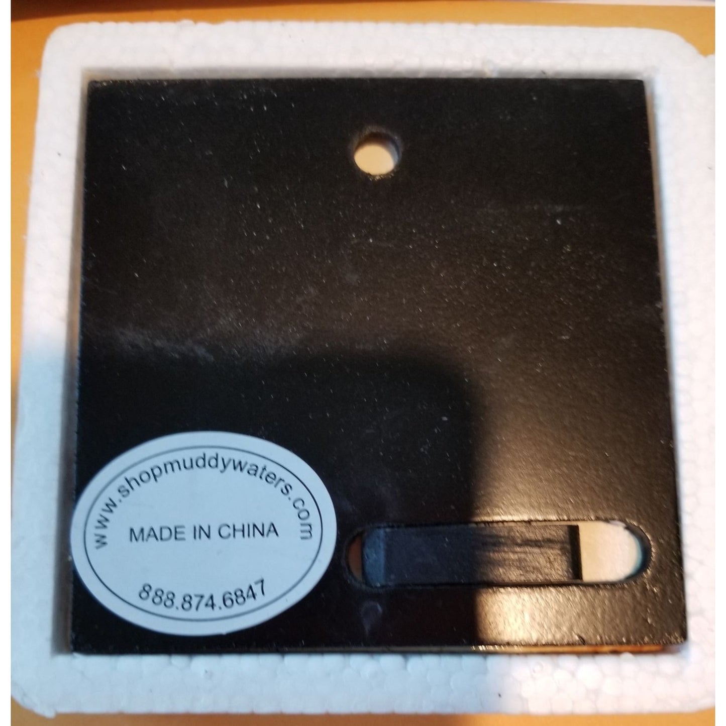 Art Tile 4" x 4"  Muddy Waters Hand Painted 7A047 ArtWork on Tile Wine 2 Two Wine Glasses Two Bottles  1/2 " Ceramic Tile and backing