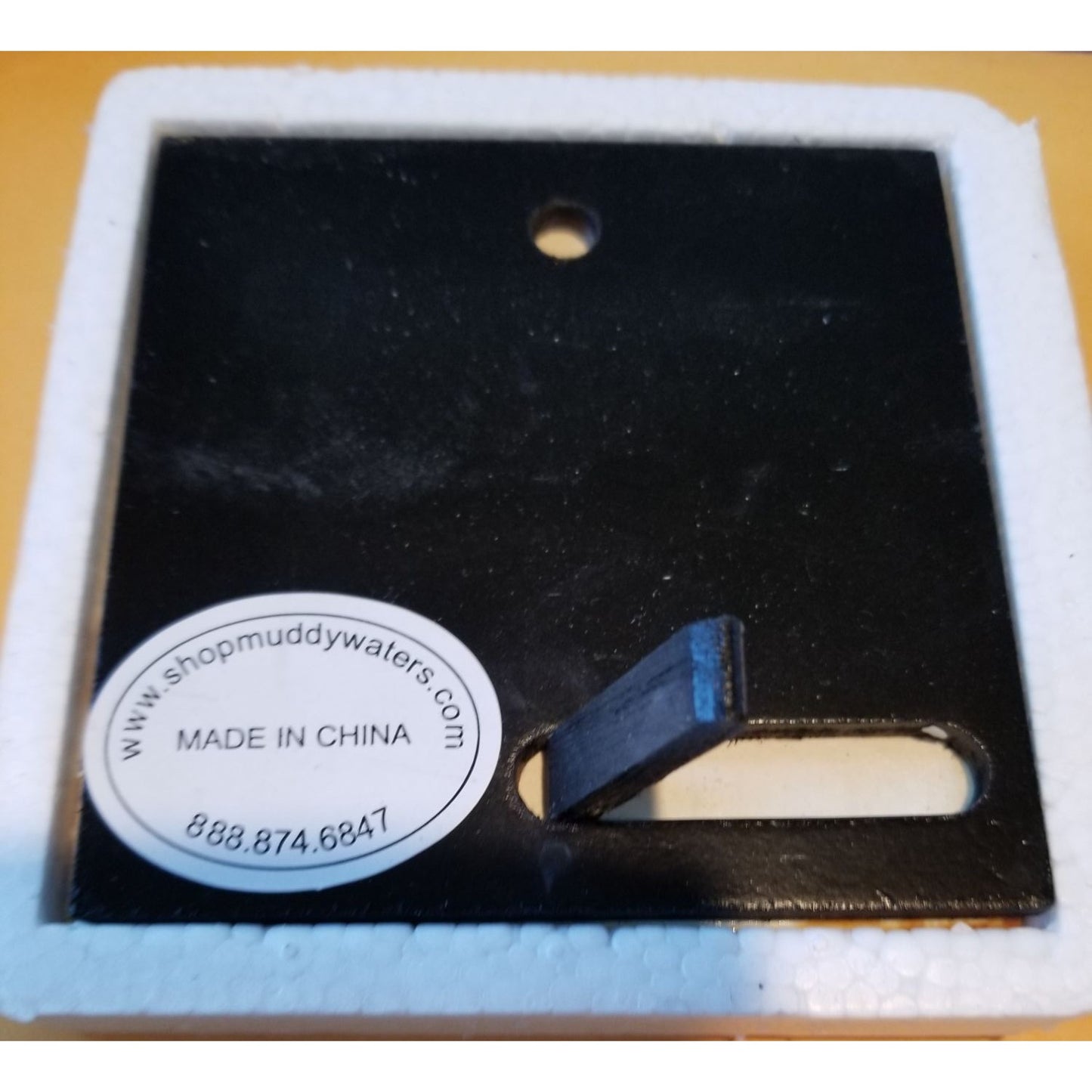 Art Tile 4" x 4"  Muddy Waters Hand Painted 7A047 ArtWork on Tile Wine 2 Two Wine Glasses Two Bottles  1/2 " Ceramic Tile and backing