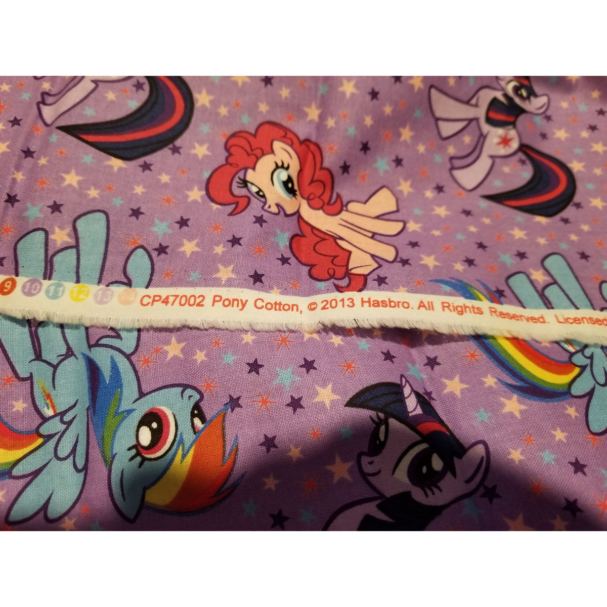 Material Cotton Purple My Little Pony Spring Creative Fashion 2013  60 " x  45" Cotton  JoAnn