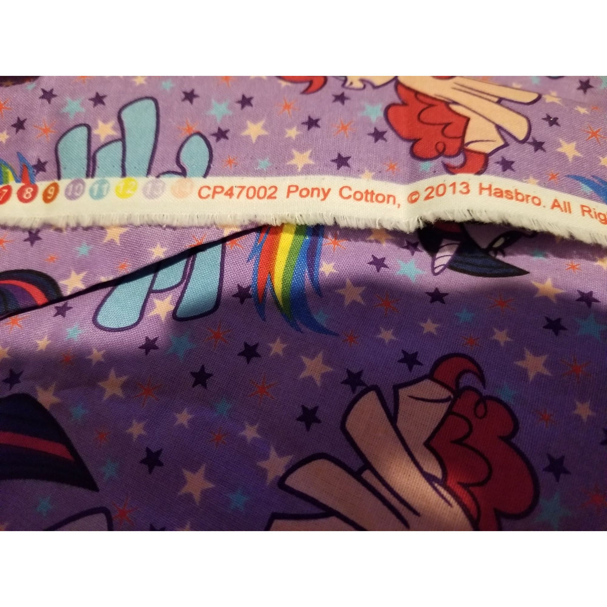 Material Cotton Purple My Little Pony Spring Creative Fashion 2013  60 " x  45" Cotton  JoAnn
