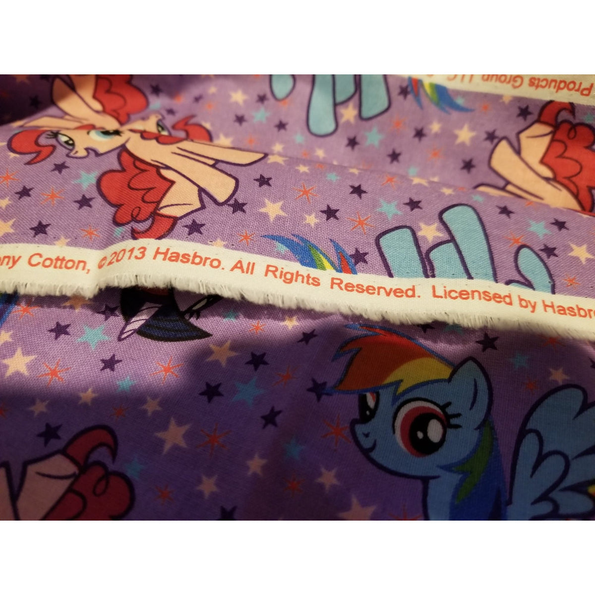 Material Cotton Purple My Little Pony Spring Creative Fashion 2013  60 " x  45" Cotton  JoAnn