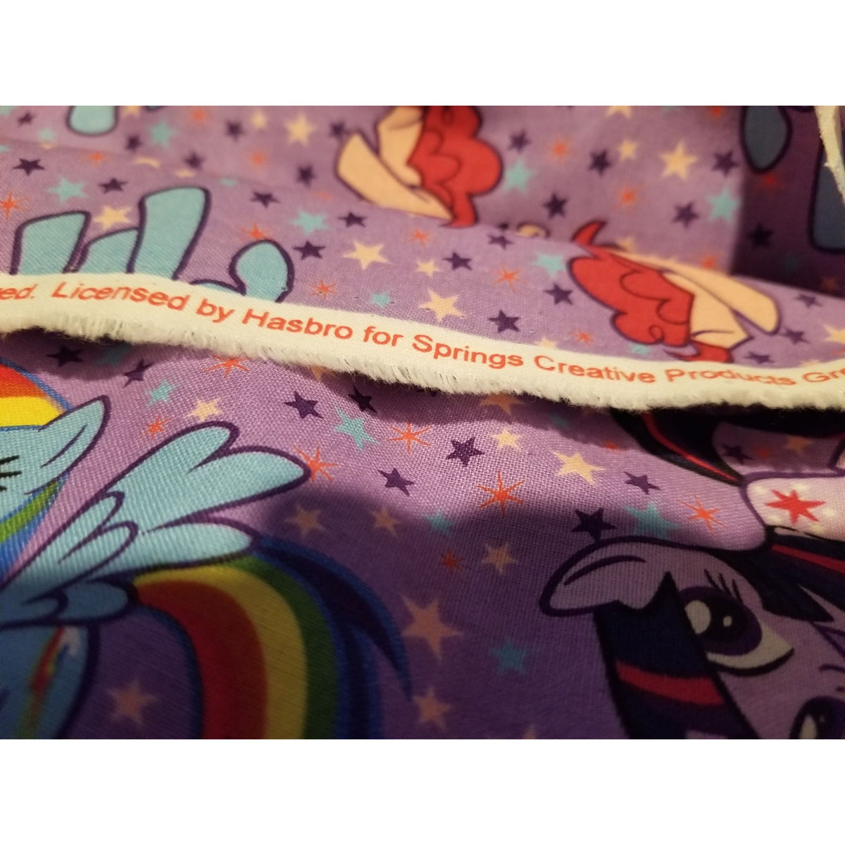 Material Cotton Purple My Little Pony Spring Creative Fashion 2013  60 " x  45" Cotton  JoAnn
