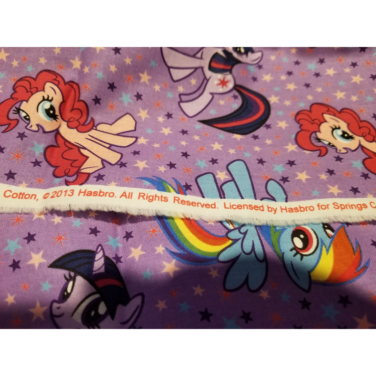 Material Cotton Purple My Little Pony Spring Creative Fashion 2013  60 " x  45" Cotton  JoAnn
