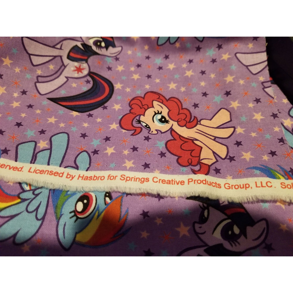 Material Cotton Purple My Little Pony Spring Creative Fashion 2013  60 " x  45" Cotton  JoAnn