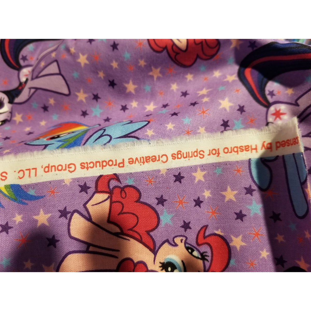 Material Cotton Purple My Little Pony Spring Creative Fashion 2013  60 " x  45" Cotton  JoAnn