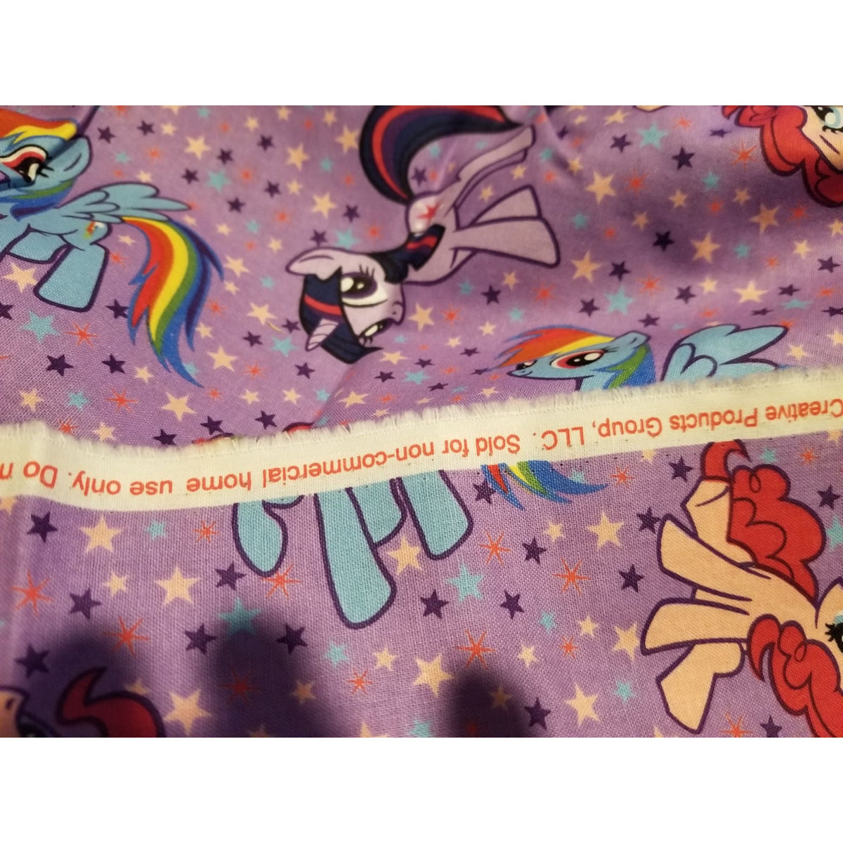 Material Cotton Purple My Little Pony Spring Creative Fashion 2013  60 " x  45" Cotton  JoAnn