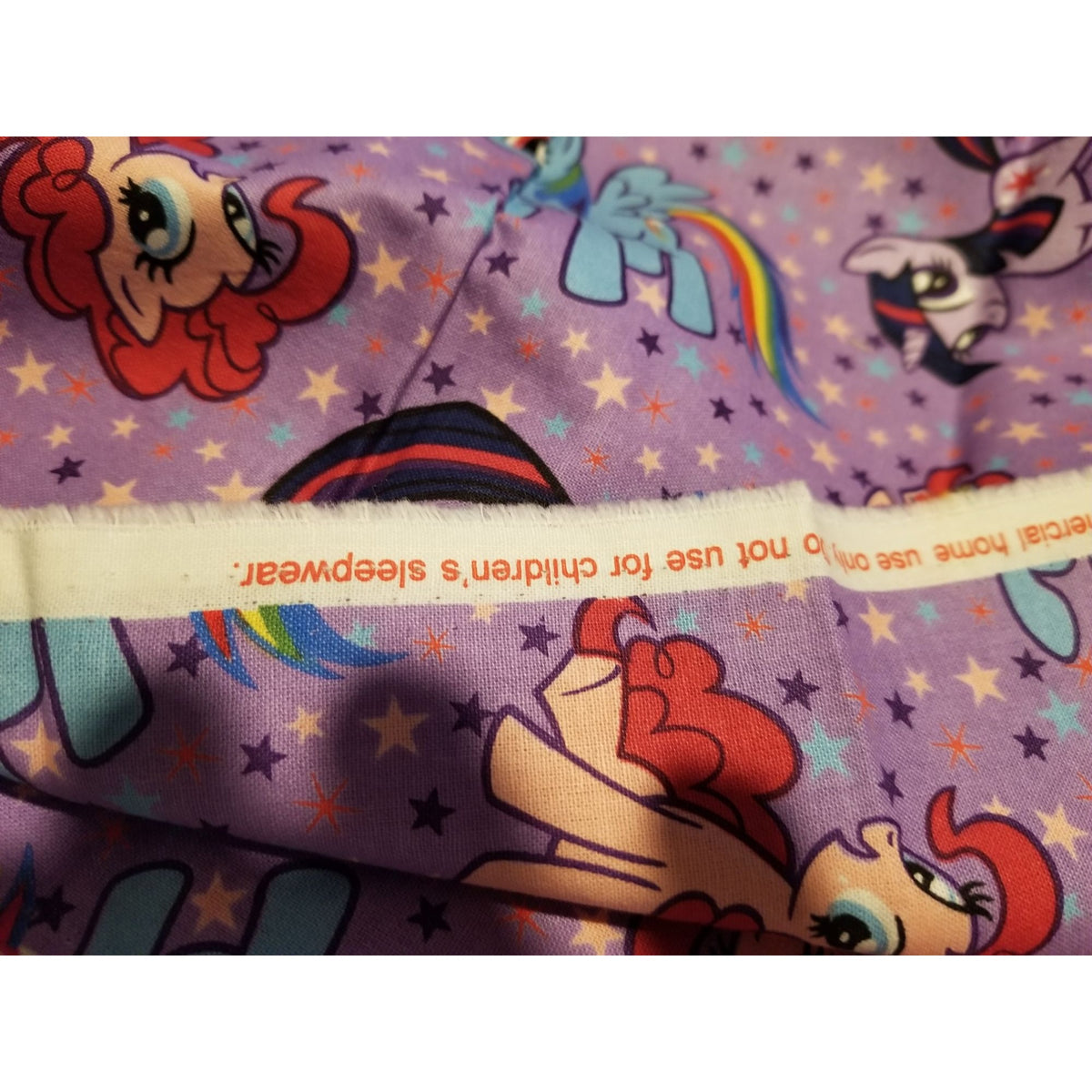 Material Cotton Purple My Little Pony Spring Creative Fashion 2013  60 " x  45" Cotton  JoAnn