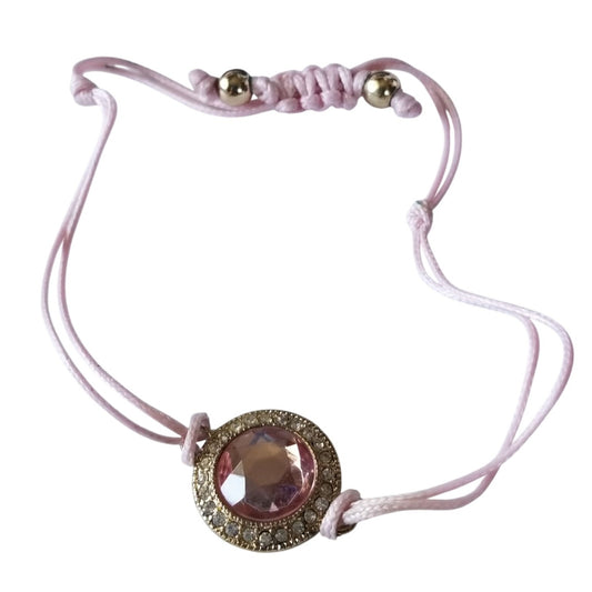 Avon Bracelet Energy String Bracelet Rose Stone Rope String Knots