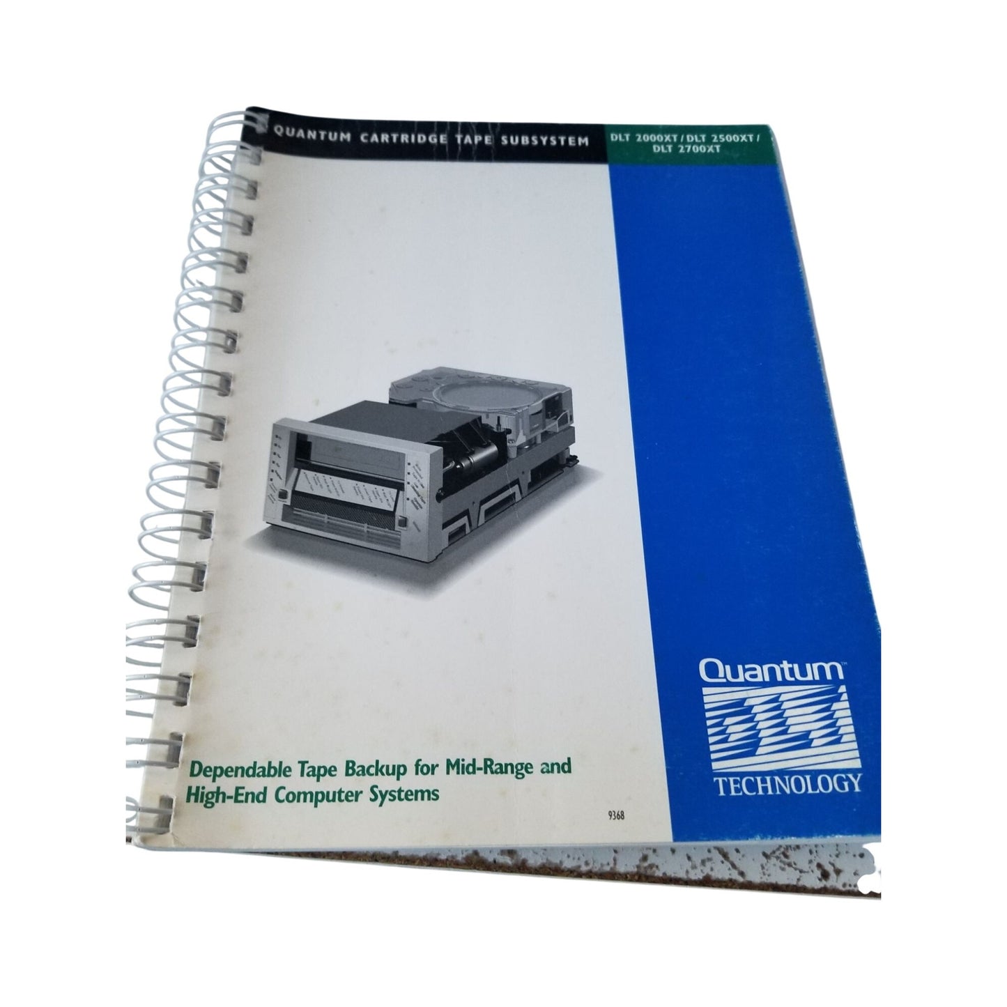 Computer Manual Quantum  Catridge Tape Subsystem DLT 200XT 2500XT  2700XT