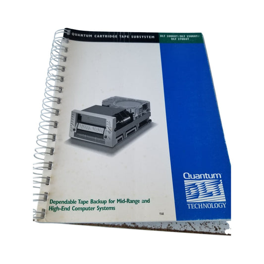 Computer Manual Quantum  Catridge Tape Subsystem DLT 200XT 2500XT  2700XT