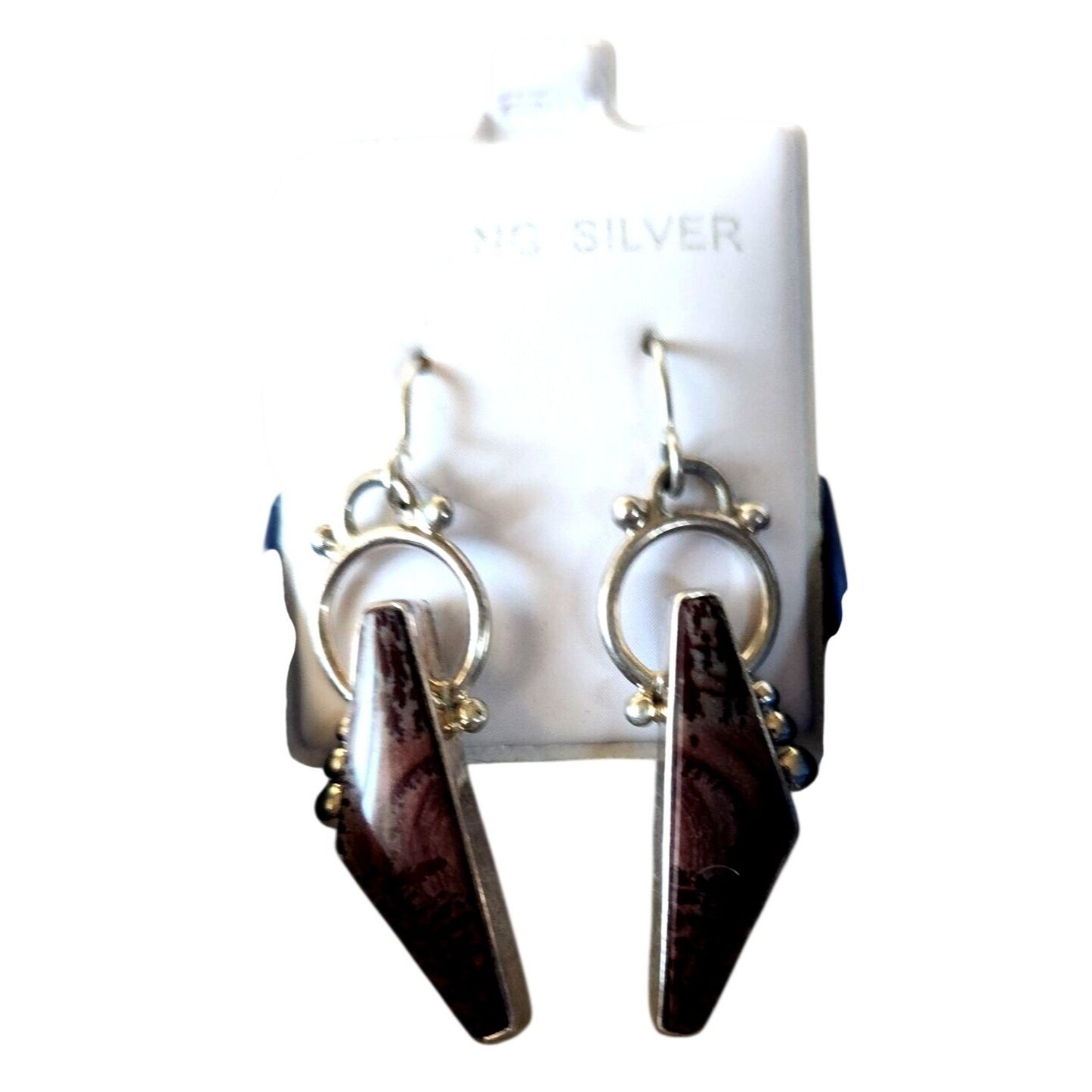 Earrings Cherry Creek Jasper Silver Post Silver Drop 9.1 gr  Jerry & Fran Harr