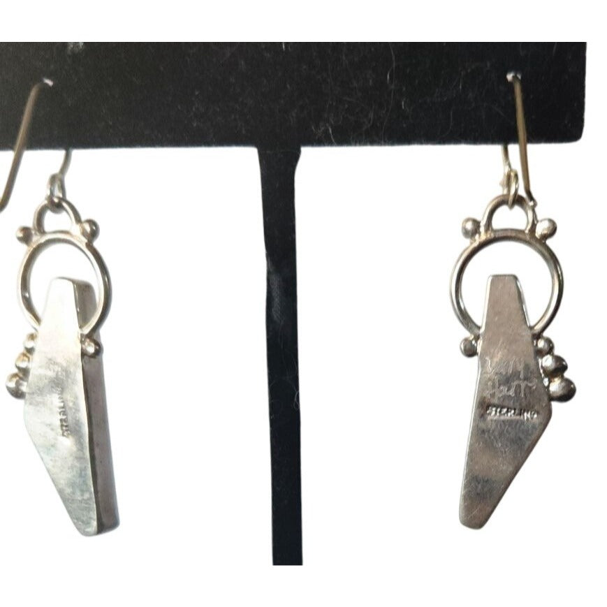 Earrings Cherry Creek Jasper Silver Post Silver Drop 9.1 gr  Jerry & Fran Harr