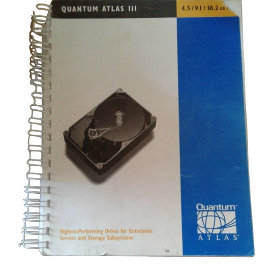 Computer Manual Quantum Atlas III 4.5 / 9.1 / 18.2 GB SCSI Highest Performing Drives