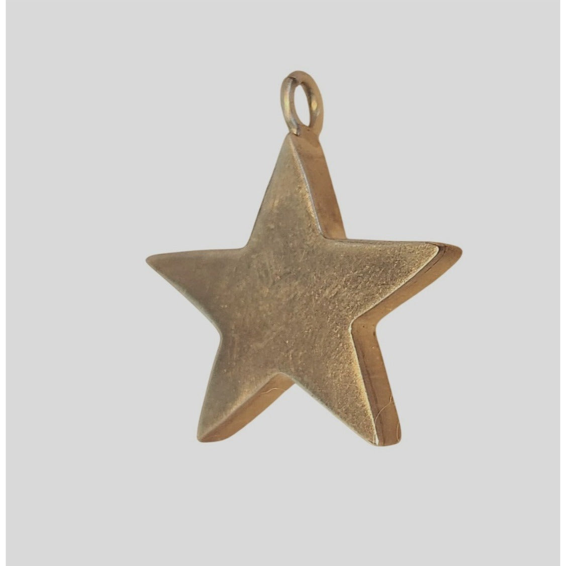 Pendant  Silver Star 30 x 30 mm   5 mm thick  6.8Gr 925  Silver